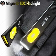 WARSUN T7 PRO EDC Flashlight Compact 550LM LED Torch Rechargeable with 6 Modes for Camping Car Repai