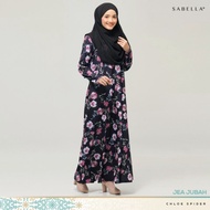 Sabella Jea Jubah Moss Crepe Ironless