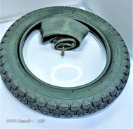 E-bike exterior tire 3.00-12 with interior, baluktot na pito, all season type, durable and tested be