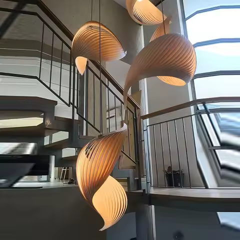 Shell Shape Chandeliers Conch Creative Pendant Lights Living Room Bedroom Shop Hanging Lamps for Roo