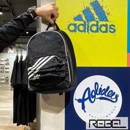 REBEL 👽 Adidas NYLON W BP 後背包 背包 休閒 尼龍 三條線 黑 GD1641