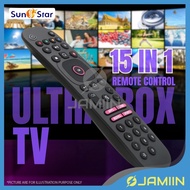 15 in 1 Remote TV OEM Televisyen TV Box Universal Remote Television Unit Kawalan Jauh TV