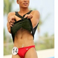 Waveline Men's Men Swimwear Swim Swimming Trunks Bikini Tanga Style [Official Swimwear for Manhunt S