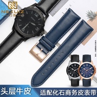 Suitable for Fossil Fossil Leather Watch Band Men's Fs5061 Fs5237 Me3052 3054 22mm Quick Release