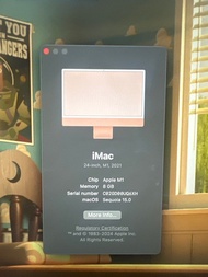 【快放】24吋 IMac M1 2021 Apple 電腦