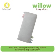 Baby Sleeping Pillow - Baa Baa Sheepz Pillow Exclusive Big Star Gray Medium