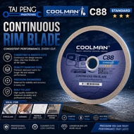 Coolman C88 4" Diamond Continuous Rim Blade