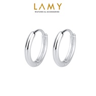 Khuyên tai bạc nữ LAMY Dangle Basic Earings Silver 3096SV - Khuyên tai bạc ta