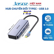 USB-C splitter to 4 USB 3.0 ports supporting 100W PD port JASOZ H115 T-H116