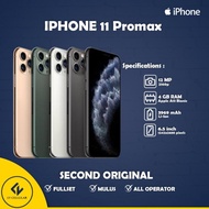 Iphone 11 Pro Max 64Gbiphone Second Original E X Inter Fullset