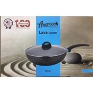Amercook Lava Stone Wok 28cm