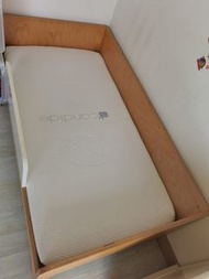 幼兒床Oeuf Perch Toddler Bed Birch + Mattress