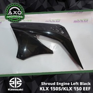 49089-0084-6c Cover Shroud Engine Left Hand Black KLX150S KLX150EEF D-tracker