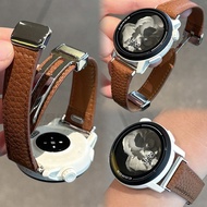 Suitable for Garmin Garmin 255/245M/265 Lychee Pattern Genuine Leather Venu4/3 Strap 970 Ant 965/955