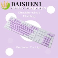 DAISHEN1 Keyboard Keycap 104Pcs Universal Mechanical Keyboard 61/ 87 104/108 Colorful Blank Keycaps
