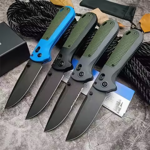 Redoubt-430BK Multi-functional Folding Knife Durable D2 Steel Outdoor Camping EDC Tactical Hunting K