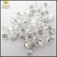 100 Pcs/Biji VVS/VS Natural Diamond/Berlian Tabur Mess Eropa Putih