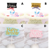 【READY STOCK】DIY Happy Birthday / Baby Shower / 18th Cake Topper / Cake's Stand