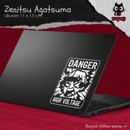 Cutting Sticker Vinyl Demon Slayer Zenitsu Agatsuma For Laptops, Cars And Motorcycles