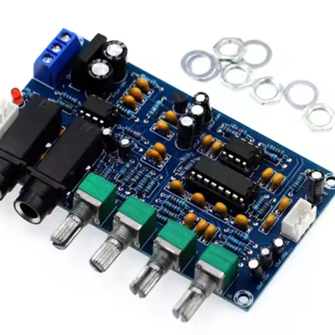 PT2399 Dual AC12 Microphone Amplifier BoardV Digital Karaoke Reverberation Board