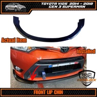 ♞Toyota Vios 2014 - 2018 Front Bumper Lip Chin