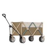 Classic Customizable OEM Camping Cart Foldable Electric Trolley Wagon with off Road Capability 500L 