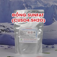 Copper Sulfate (CuSO4.5H2O) dissolves completely in water