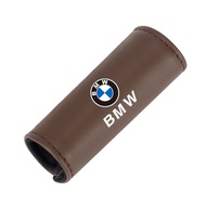 2PCS Car Roof Pull Handle Glove Protector Leather Car Seat Belt Cover Car Accessories Interior For B