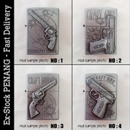 Kerosene Lighter / Embossed Lighter GUN, MACHINE GUN, PISTOL / Premium Gifts / Hadiah