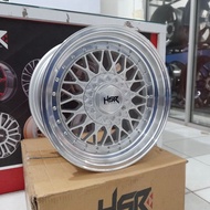Velg HSR R15 model bbs celong ring 15 mobil avanza brio sigra yaris vios etios karimun dll ring 15