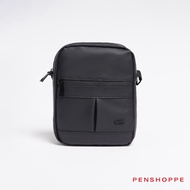 Penshoppe PU Coated Sling Bag For Men (Black)
