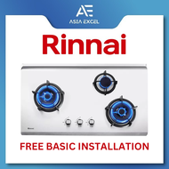 RINNAI RB-93US (RB93US) 3 BURNER HYPER FLAME STAINLESS STEEL BUILT-IN HOB