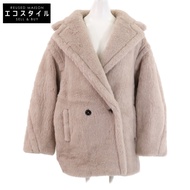 max Mara [近新/國內授權經銷商] OLGA 羊駝毛/真絲混紡短款泰迪熊毛衣 M 碼 [二手]