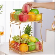 FRUIT RACK, FRUIT RACK, LIVING ROOM RACK, 2 TIER/, 1 TIER, GOLD COLOR, kitchen rack, kitchen organis