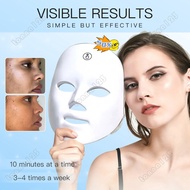 LED Photon Beauty Mask 7-color phototherapy Repair Damaged Skin Photon Rejuvenation Mask Anti Aging Advanced Photon Flexible Mask Spots Acne Removina gift