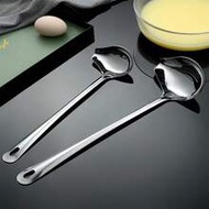 1pc Premium Stainless Steel Gravy Ladle, Slanted Spoon, Duck Bill Spoon, Sauce Drizzle Spoon, Restau