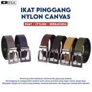 Men's TACTICAL NYLON CANVAS Belt 2-Color Strap Buckle/ - ZG-225-AH-189
