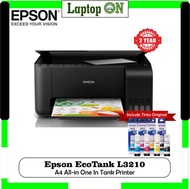 Printer Epson L3210 L3110 ECOTANK All in One InkTank Print Scan Copy / Printer Epson Print Scan Copy