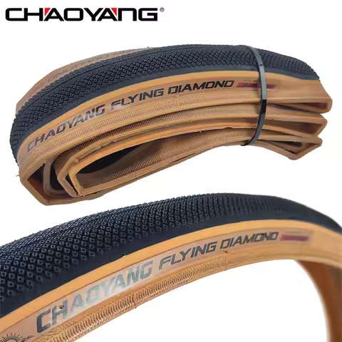 CHAOYANG FLYING DIAMOND 700x35C 700x40C Gravel Bicycle Folding Tire 28Inch 37/42-622 60TPI Brown Edg