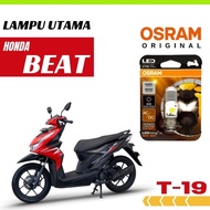 COD Lampu Depan LED Motor Honda Beat 2012 - 2018 OSRAM T19 WARNA PUTIH