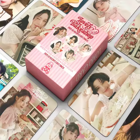 55pcs/set Kpop (G)I-DLE I SWAY GIDLE Lomo Cards Album Girls I Burn Photo Card Postcard Fans Gift