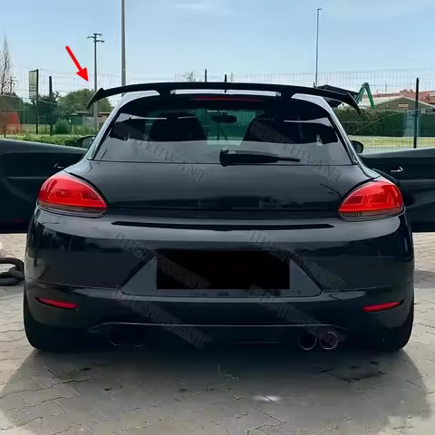 For Volkswagen Scirocco/R ABS Rear Trunk Boot Lid Car Spoiler Ducktail Lip Wing 2009-2017