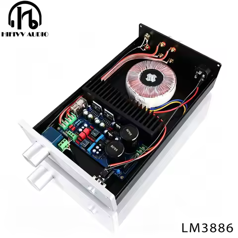 Bluetooth 5.0 LM1875 LM3886 HiFi Audio Amplifier For Home Theater Speaker System with 60W UPC1237 Ho