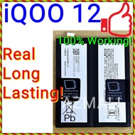 (Support 120W Flash Charge) NEW ORI Long Lasting Battery BA12 for vivo iQOO 12 / V2307A (ORIGINAL Gr