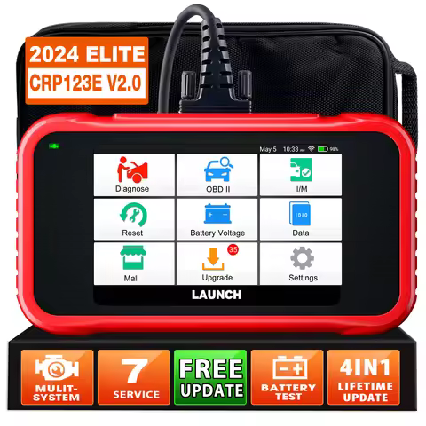 Clearance sale Launch X431 CRP123E OBD2 Auto motive scanner 4 System Car diagnosis Oil ETC SAS Reset