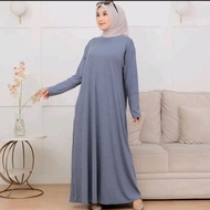 Rosalinna Abaya Knit - Gamis Jumbo Muslim Panjang