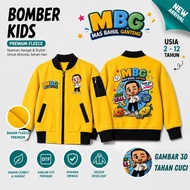 4KIDS MBG 3D Knitted Character Bomber and Baseball Jacket for Ages 2-12 Years, Premium Fleece Qualit