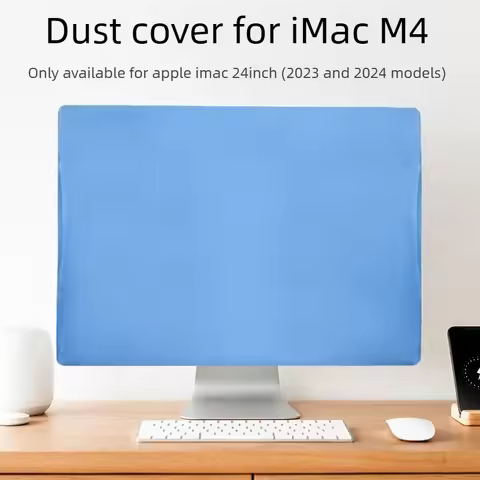 Dust Cover for Apple iMac 24 Inch 2023 2024 Models Computer Protective Case Cloth Screen Protector S