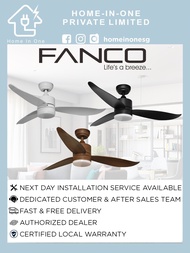 *OPTIONAL INSTALLATION AVAILABLE* FANCO B-STAR 36/46/52 INCH DC MOTOR + REMOTE CONTROL + TRI-TONE LED LIGHT KIT