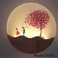 Led wall lamp, bedroom,